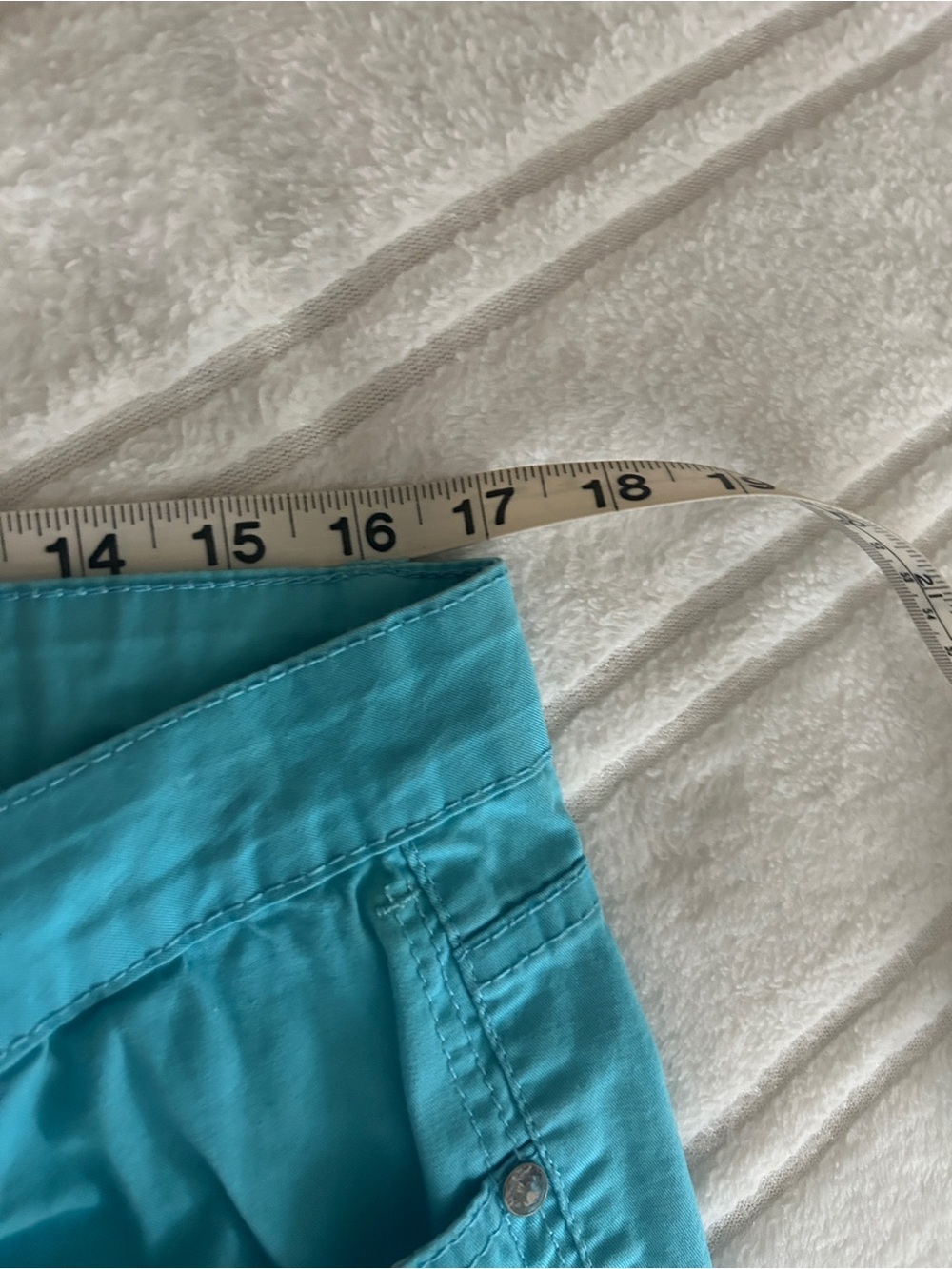 Crystal Vogue Turquoise Blue Pants Womens Sz 11 - Picture 9 of 16